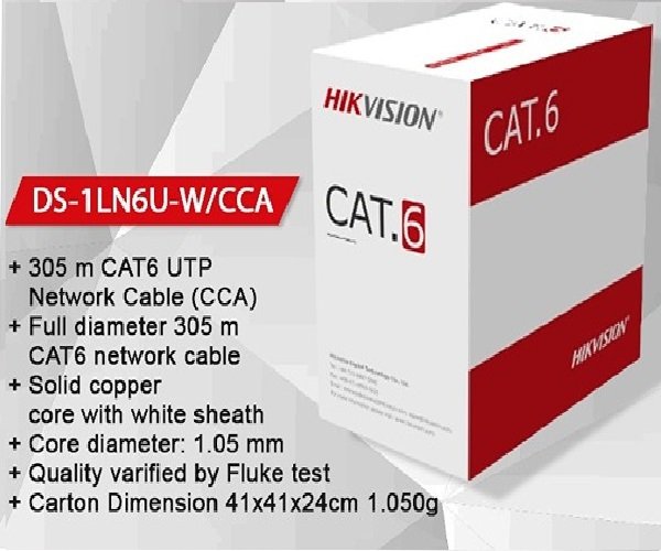 كابل هيكفيجن Cat6  305 Mtr